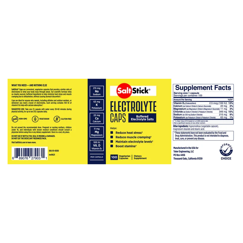 SaltStick Caps 100s-Nutrition-SaltStick-Malaysia-Singapore-Australia-Hong Kong-Philippines-Indonesia-Bigbigplace.com