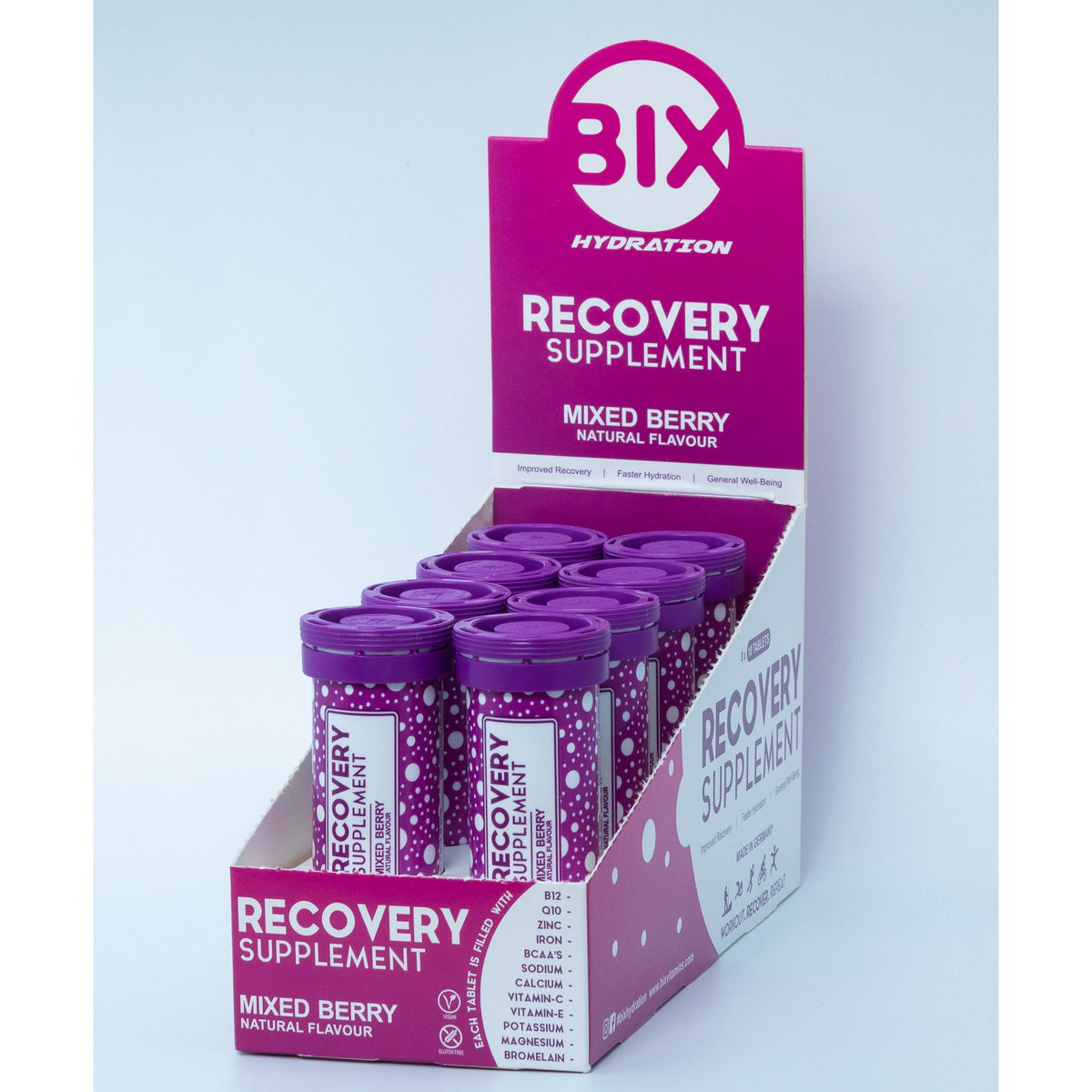 BIX Recovery Mixed Berry - Recovery Effervescent Tablets-Electrolytes-BIX-Malaysia-Singapore-Australia-Hong Kong-Philippines-Indonesia-Bigbigplace.com