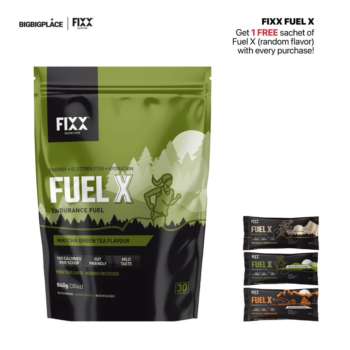 FIXX Fuel X Endurance Fuel 30servings-Energy Fuel-Fixx Nutrition-Malaysia-Singapore-Australia-Hong Kong-Philippines-Indonesia-Bigbigplace.com